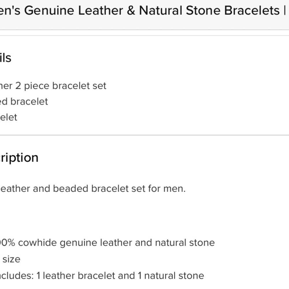 NWT Bracelet Set - Picture 7 of 7